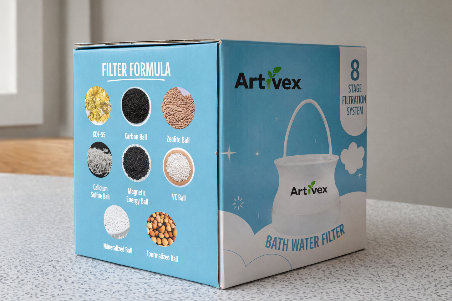 Artivex+ Bath filter (Chronic Eczema Mom)