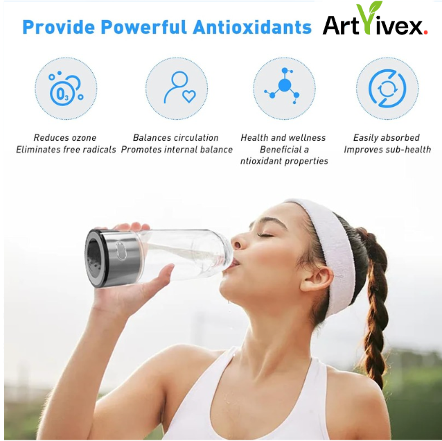Artivex+ Hydrogen Water Bottle