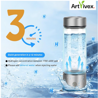 Artivex+ Hydrogen Water Bottle
