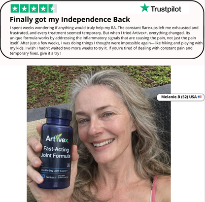 Artivex+  Fast-Acting Joint Formula - 30 Capsules (3 lost it's independence)